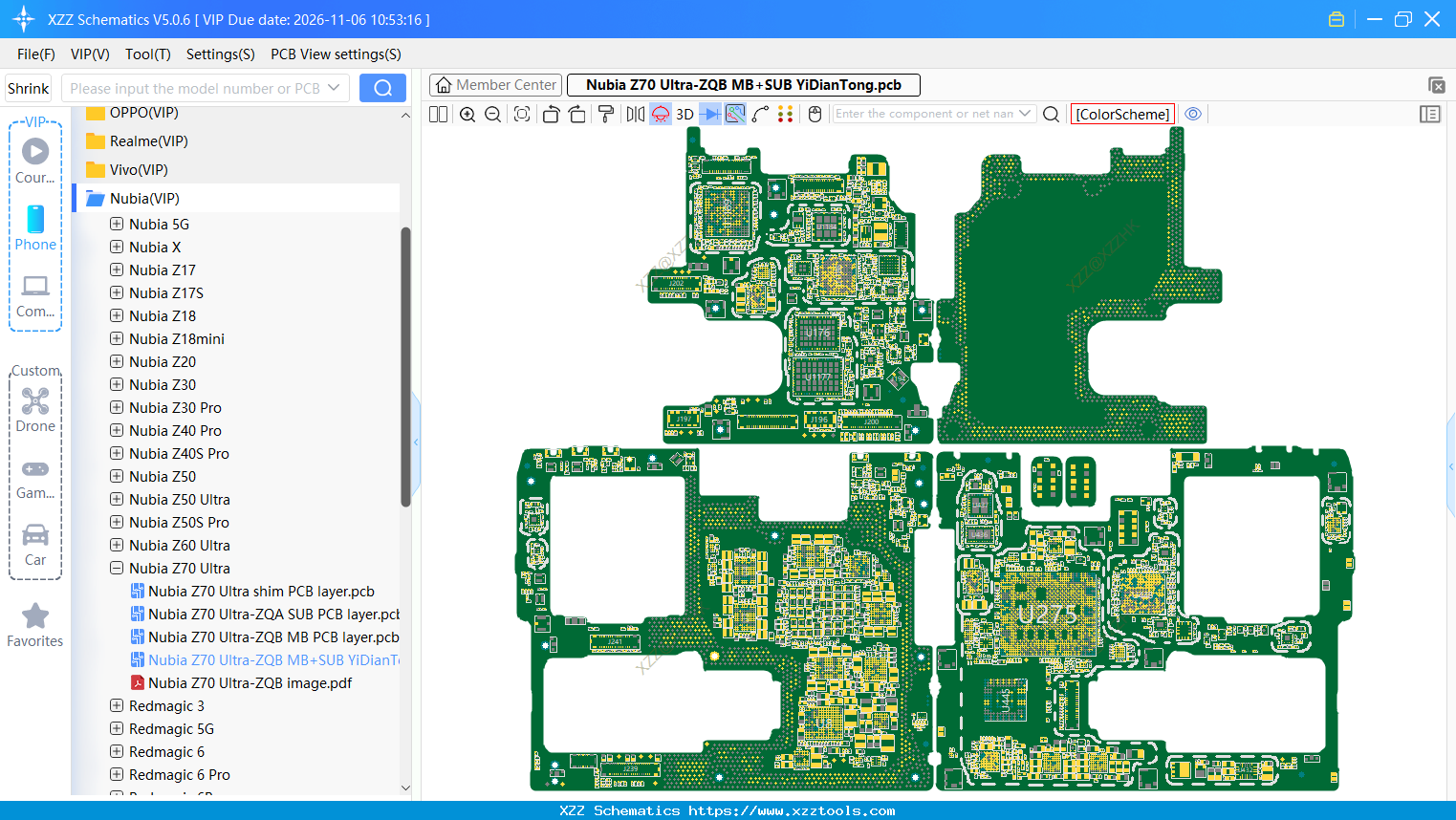 Nubia Z70 Ultra-ZQB MB+SUB bitmap